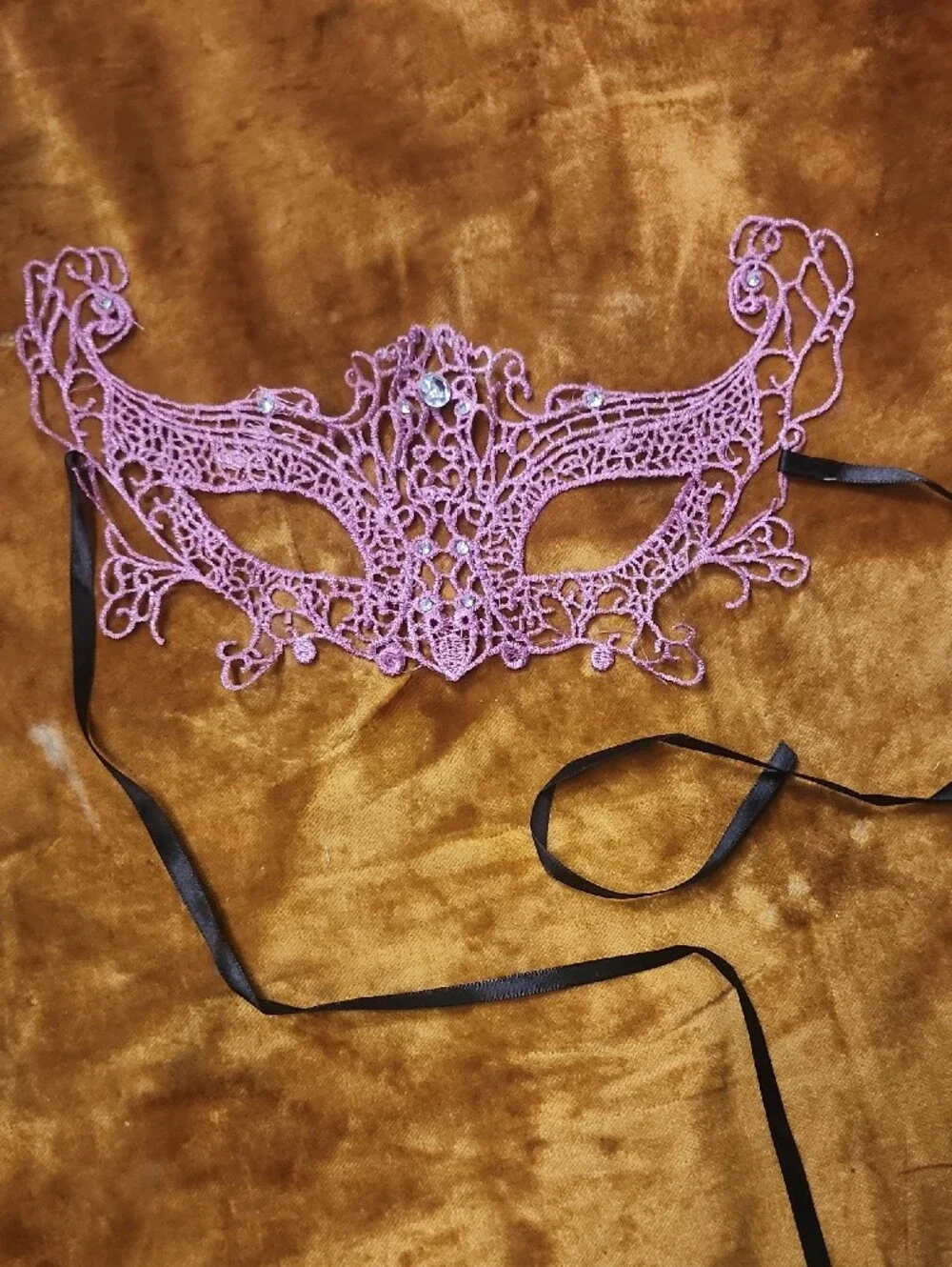 (3pc) Girlie Costume Bundle nicorn Headband With Green & Pink Masquerade Masks